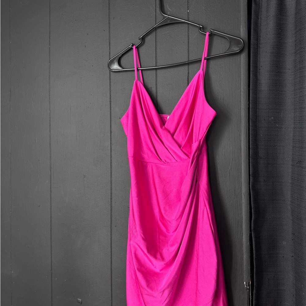 Windsor Fuchsia Spaghetti Strap Dress